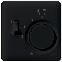 Лицевая панель Jung CD500 для терморегулятора черный картинка